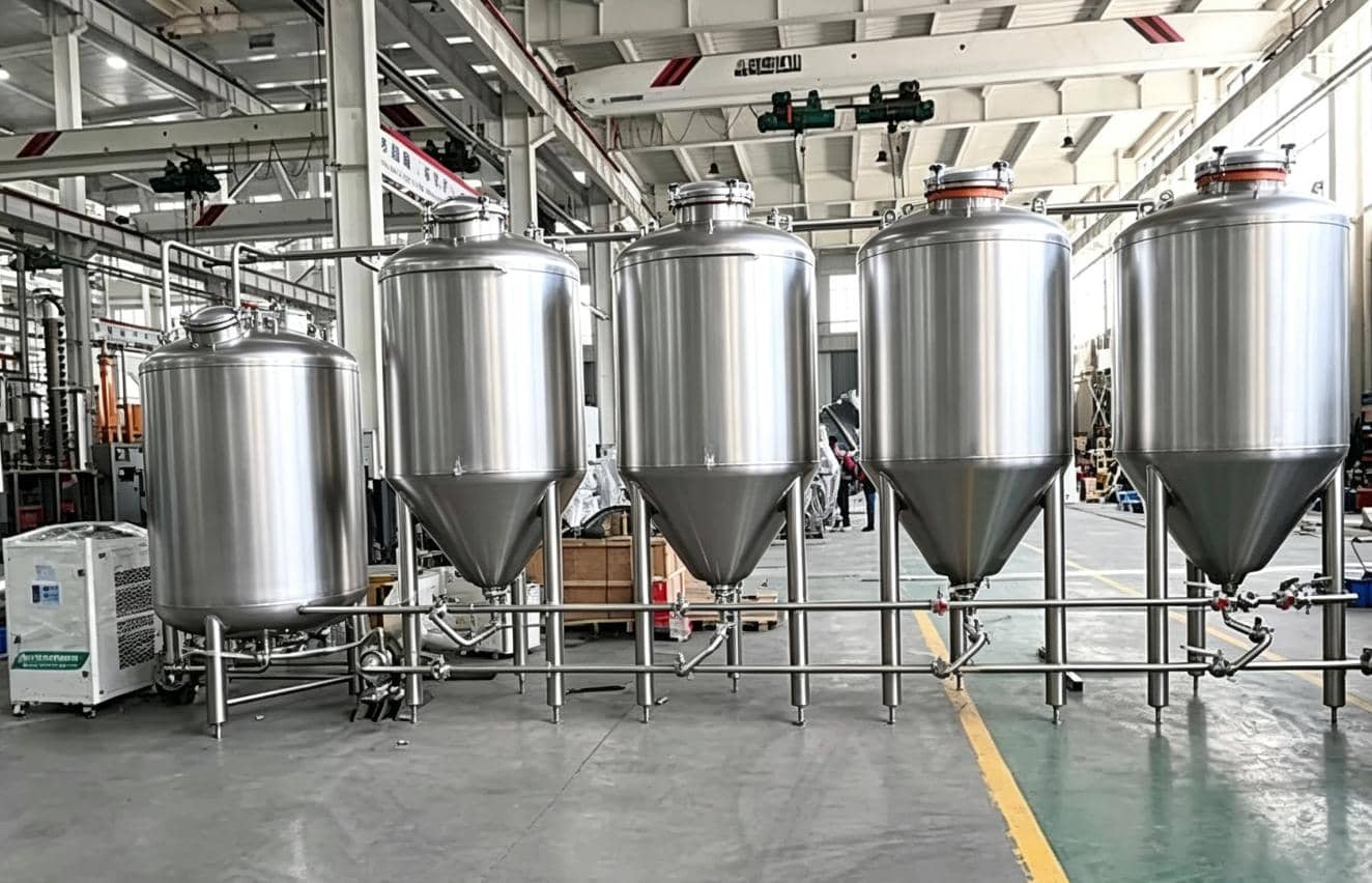 500L Commercial Beer Brewing System Коммерческая система пивоварения объемом 500 л