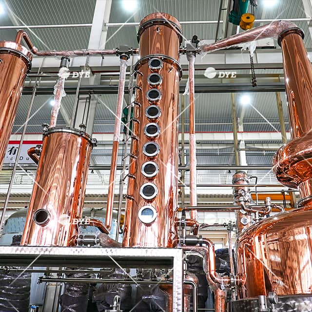 1000L Медная +Оборудование из нержавеющей стали Многофункциональная дистилляция колонка виски.