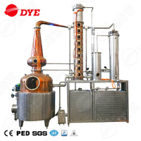 1000л перегонный куб для джина, оборудование для дистилляции виски, дистиллятор для бренди, завод по производству рома для продажи 