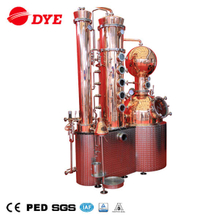 DYE-I-250литровое высококачественное медное дистилляционное оборудование для виски, бренди, джина 