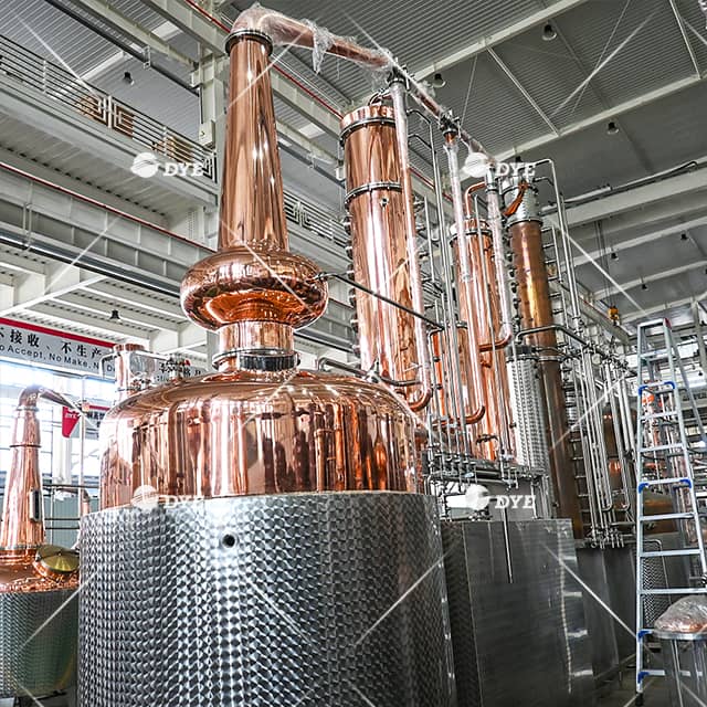 1000L Медная +Оборудование из нержавеющей стали Многофункциональная дистилляция колонка виски.