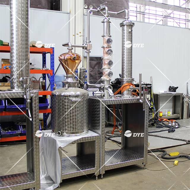 Колонка 50 л, дистиллятор для виски, оборудование для дистилляции бренди, завод по производству рома, идеально подходит для дома и небольших мастерских