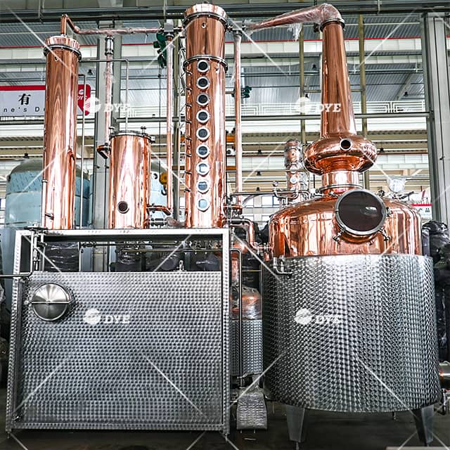 1000L Медная +Оборудование из нержавеющей стали Многофункциональная дистилляция колонка виски.