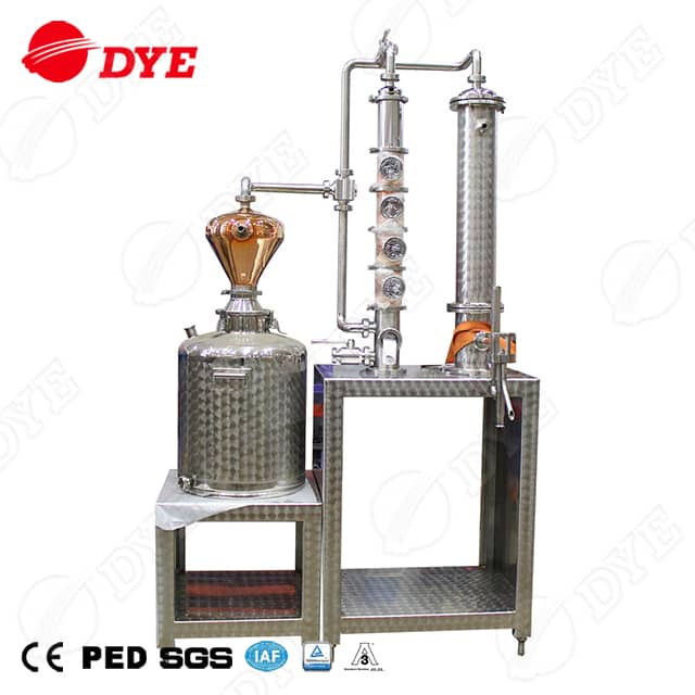 Колонка 50 л, дистиллятор для виски, оборудование для дистилляции бренди, завод по производству рома, идеально подходит для дома и небольших мастерских