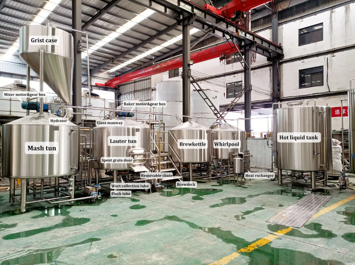 DYE Beer Equipment Система осахаривания пивоваренного завода