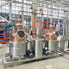 DYE 100L Double Pot Still Виски Медное дистилляционное оборудование Многофункциональный маленький перегонный куб