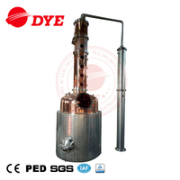 DYE Steam Heating Виски Джин Бренди Медное дистилляционное оборудование 