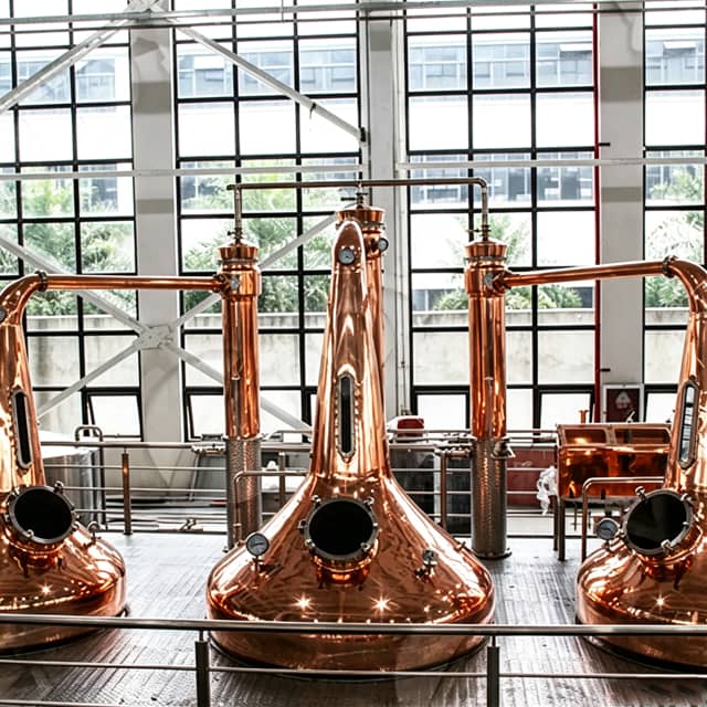 DYE Pot Still - Тройной перегонный куб - 650 галлонов/350 галлонов/300 галлонов