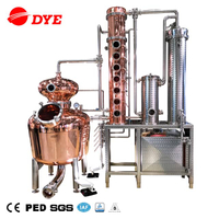 DYE-II 200L оборудование для перегонки спирта, медный виски, джин, перегонный куб на продажу