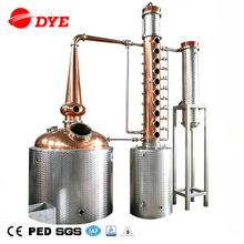 DYE-I 5000L промышленное оборудование для производства спирта Коммерческий медный дистиллятор для виски для продажи 